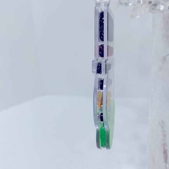 Snowman lucite ornament - Picture 5 of 14